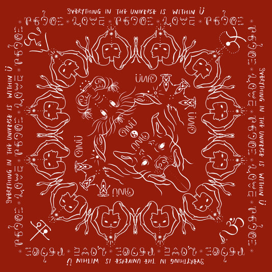 EINU Bandana: Dark Red