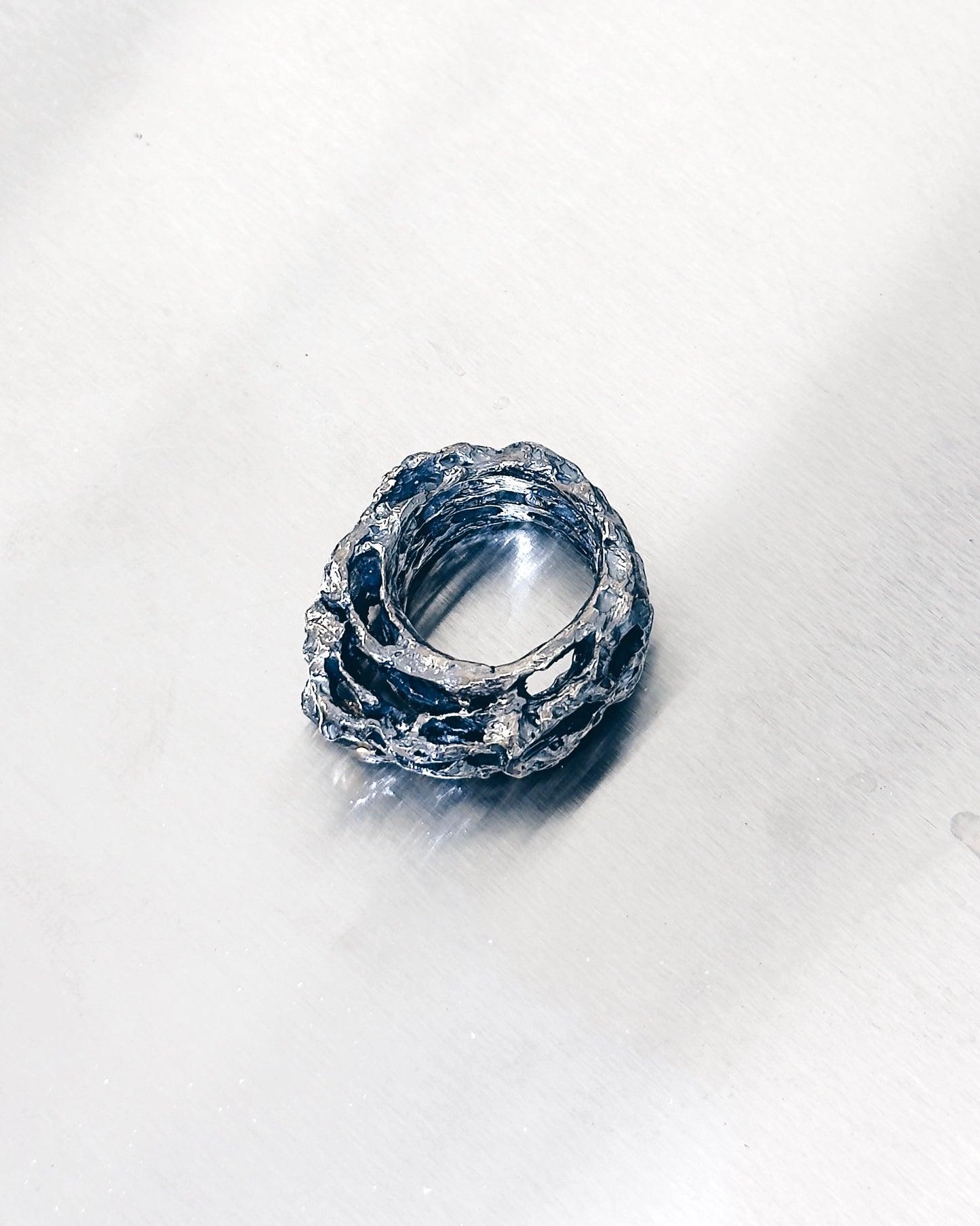 One of a Kind* Silver & Yellow Tourmaline Ring by Carmen Chan