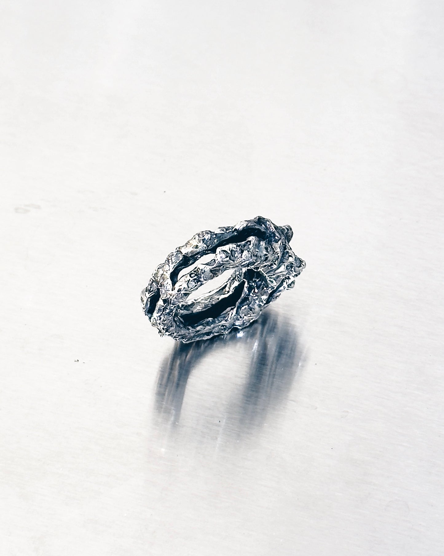 One of a Kind* Silver & Gemstones Ring by Carmen Chan