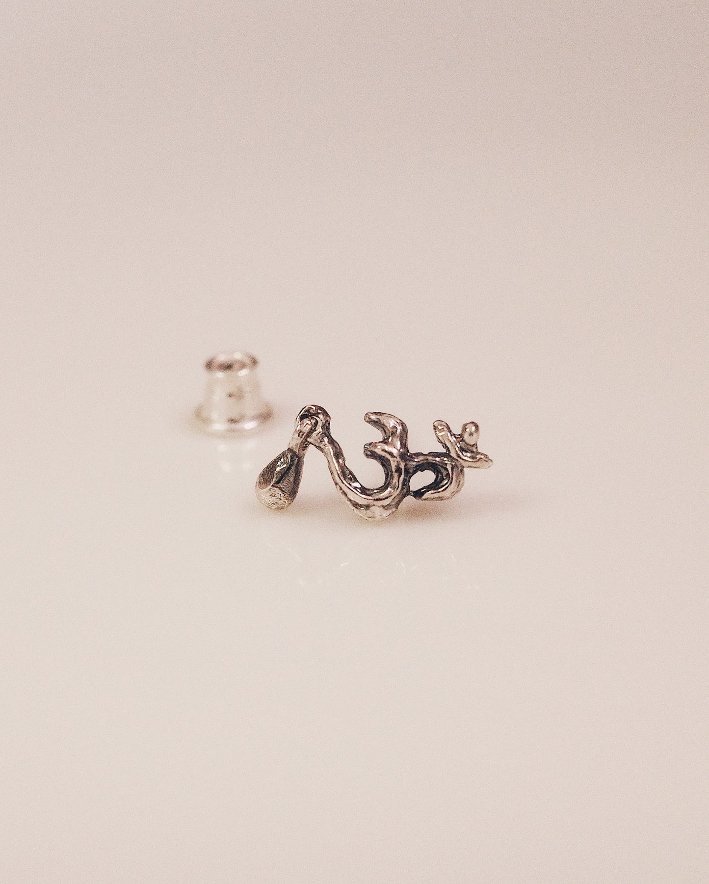 Mini「心」ॐ Heart Earring