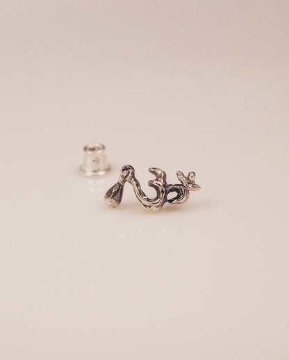 Mini「心」ॐ Heart Earring