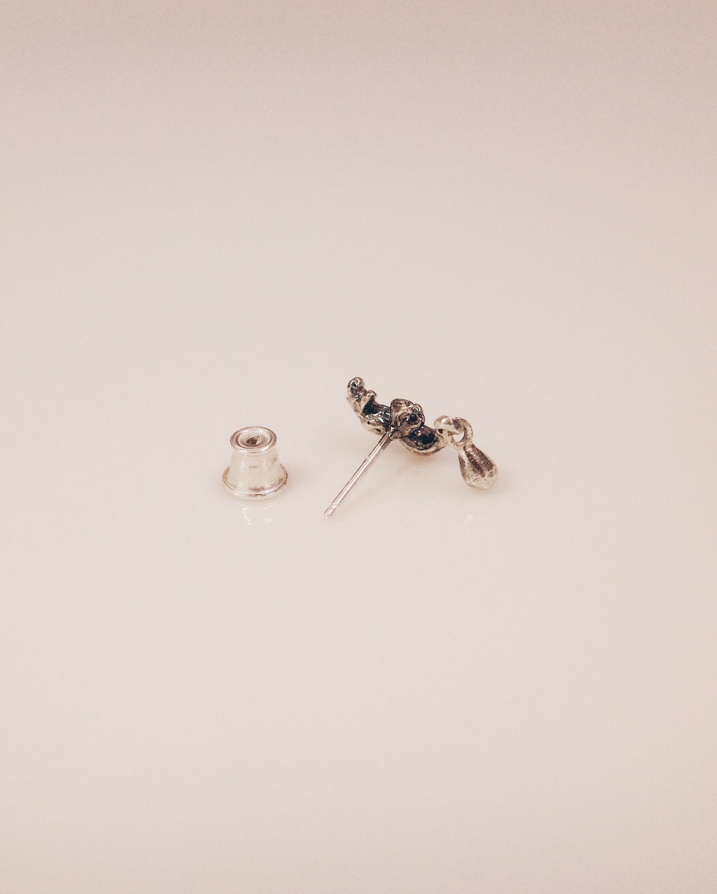 Mini「心」ॐ Heart Earring