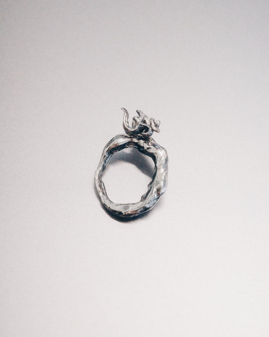 Mini ॐ + Jump Point Earring (Detachable)