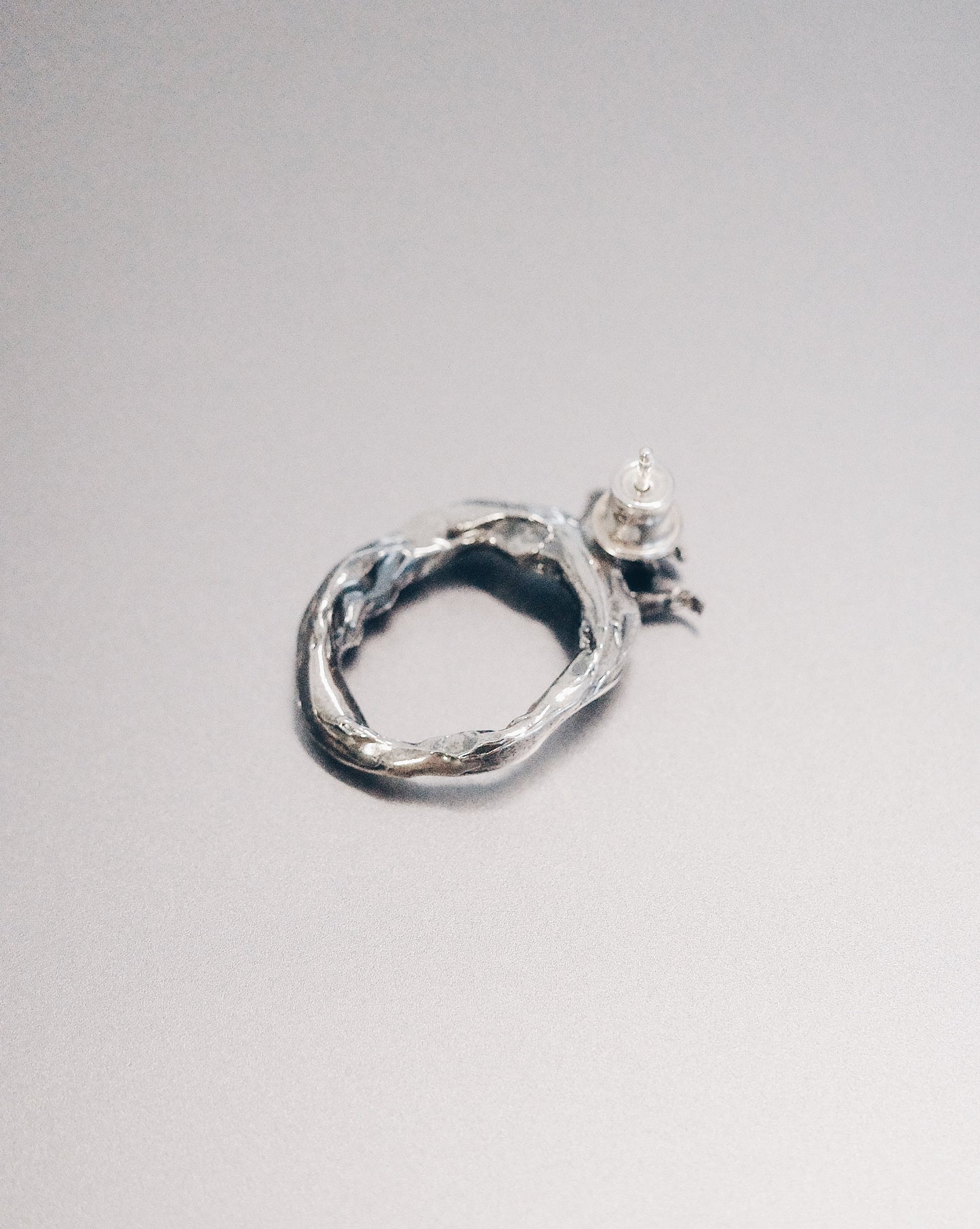 Mini ॐ + Jump Point Earring (Detachable)