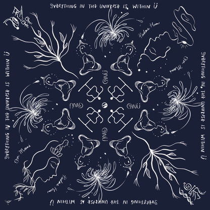 EINU Bandana: Dark Blue